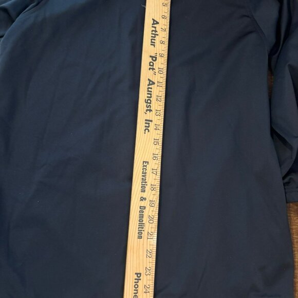 Adidas Black Full-Zip Track Jacket W/White Stripes Men's Size M - Picture 6 of 9